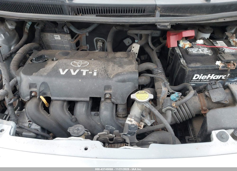 2008 TOYOTA YARIS VIN: JTDJT903585200123