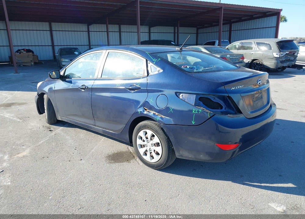 2015 HYUNDAI ACCENT VIN: KMHCT4AE6FU803110