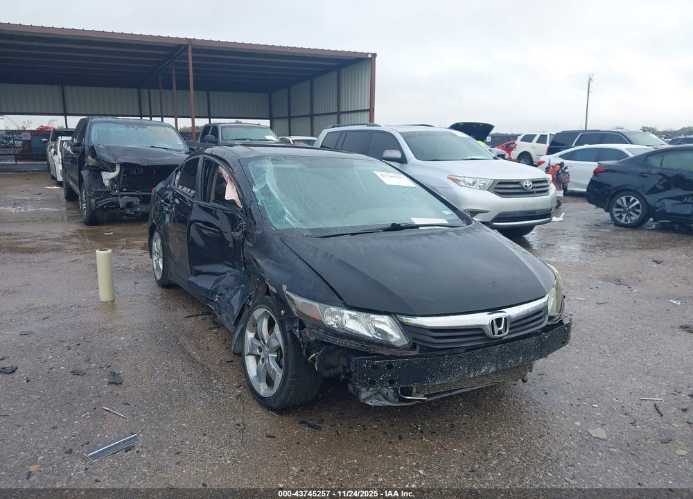 2012 HONDA CIVIC EX VIN: 19XFB2F85CE063295