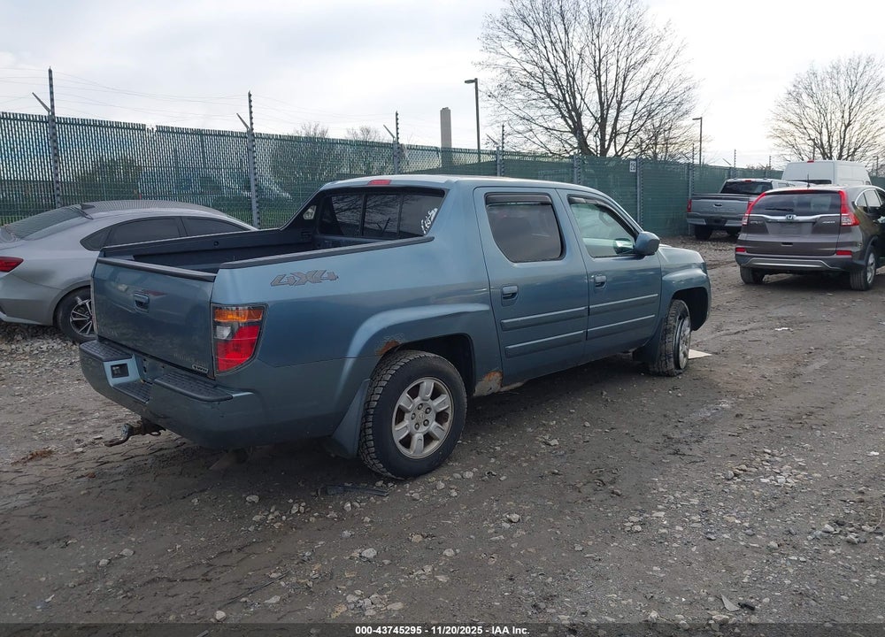 2006 HONDA RIDGELINE RTS VIN: 2HJYK164X6H505542