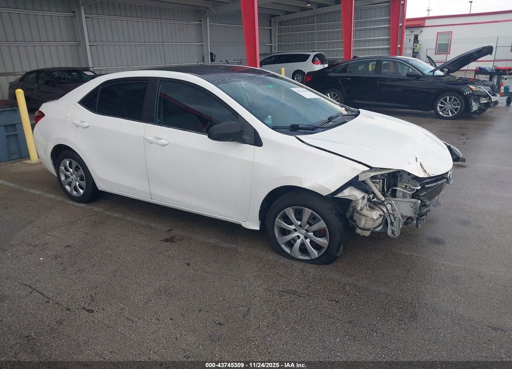2016 TOYOTA COROLLA LE VIN: 5YFBURHE1GP552818
