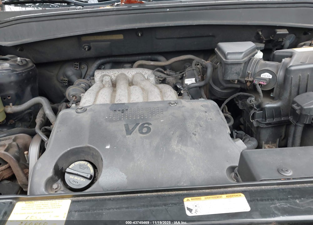 2009 HYUNDAI SANTA FE GLS VIN: 5NMSG13D89H259258