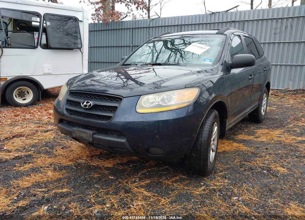 2009 HYUNDAI SANTA FE GLS VIN: 5NMSG13D89H259258