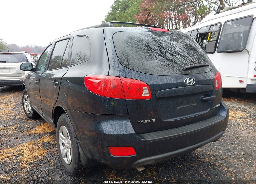 2009 HYUNDAI SANTA FE GLS VIN: 5NMSG13D89H259258