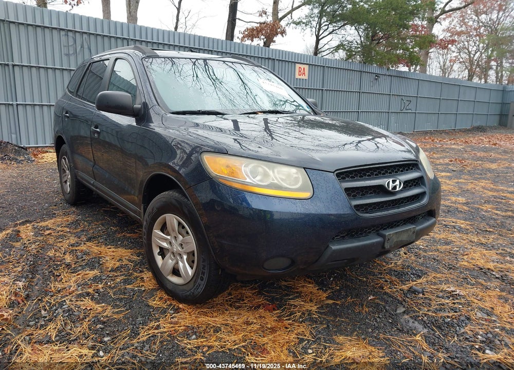 2009 HYUNDAI SANTA FE GLS VIN: 5NMSG13D89H259258