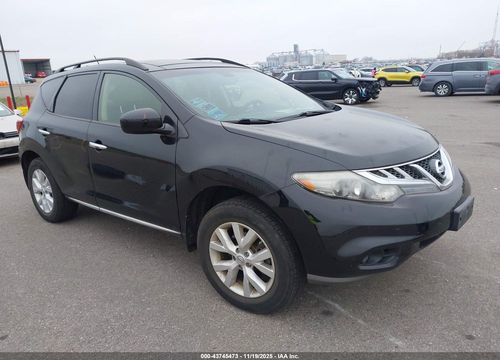 2013 NISSAN MURANO SL VIN: JN8AZ1MW5DW307430
