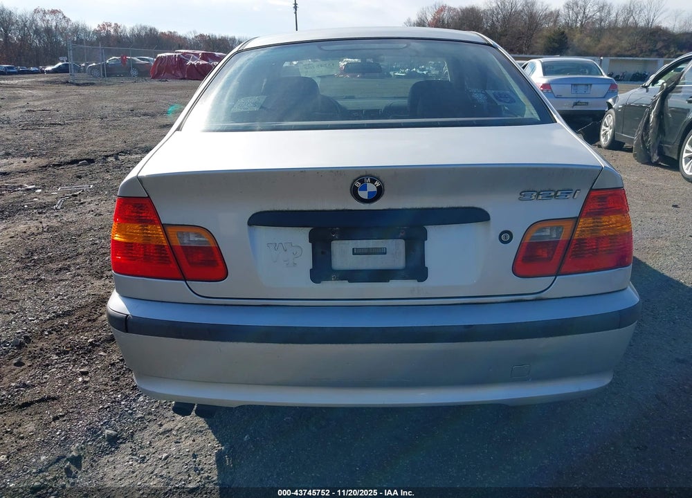2002 BMW 325I VIN: WBAET37432NG78903