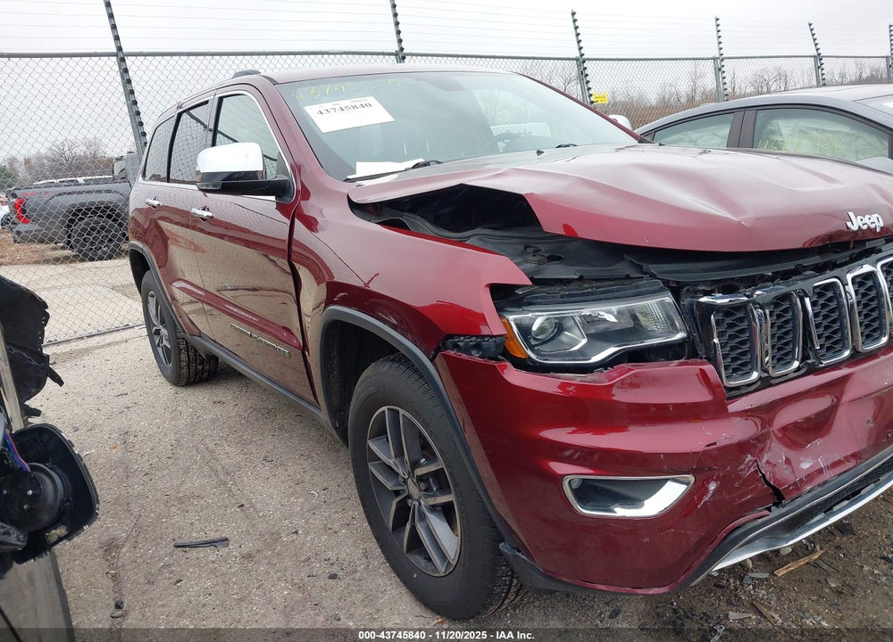 2017 JEEP GRAND CHEROKEE LIMITED 4X4 VIN: 1C4RJFBGXHC761520