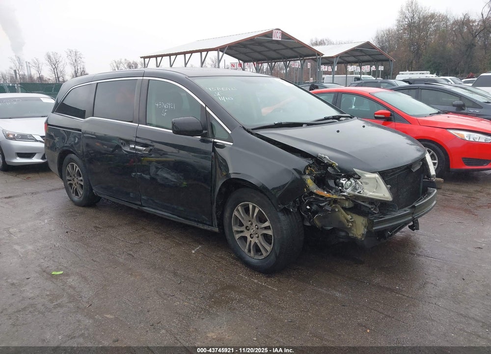 2013 HONDA ODYSSEY EX-L VIN: 5FNRL5H69DB063724