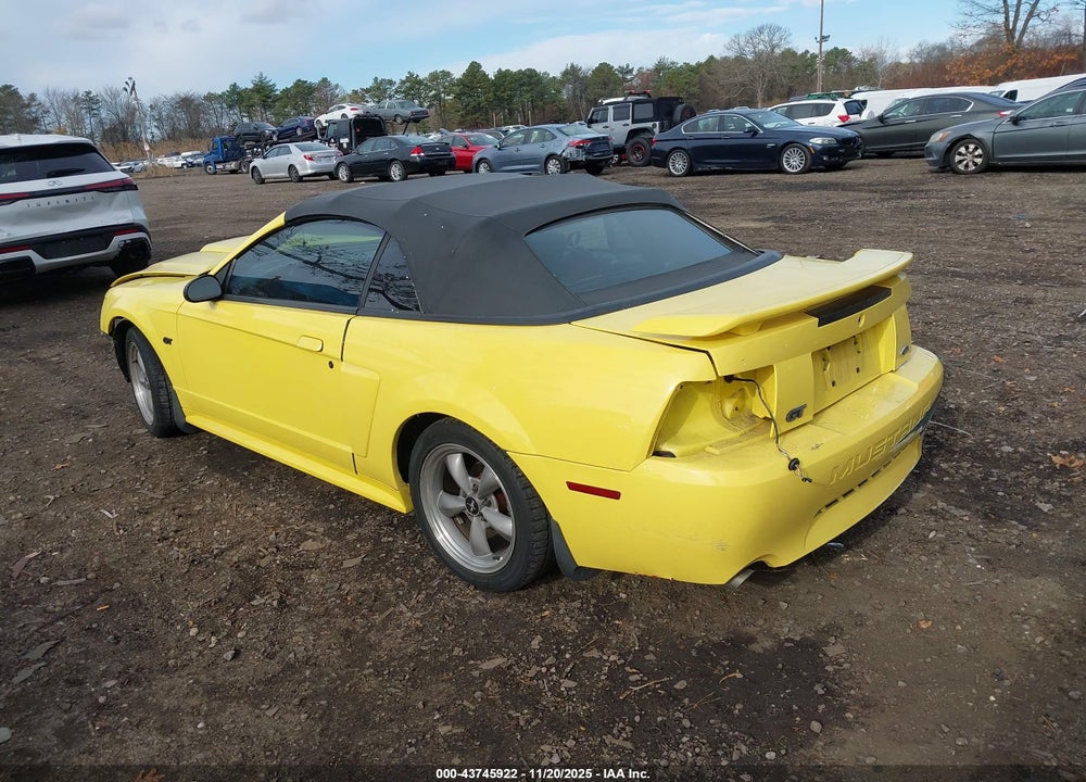 2002 FORD MUSTANG GT VIN: 1FAFP45X22F182194