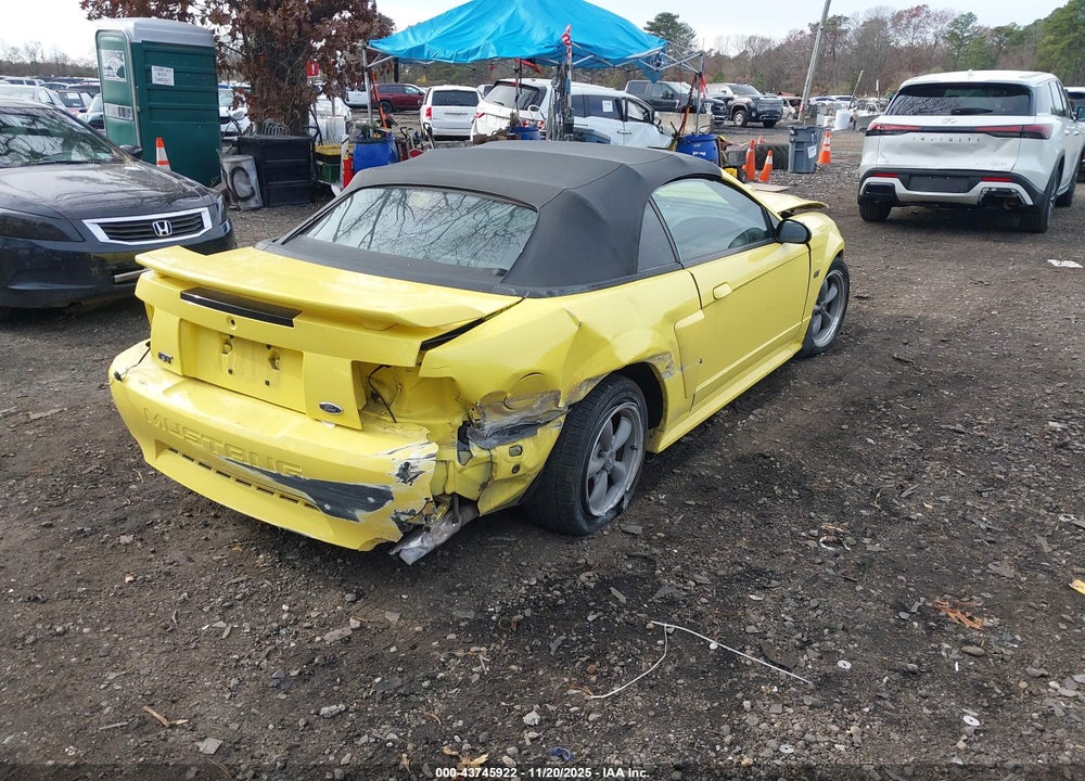 2002 FORD MUSTANG GT VIN: 1FAFP45X22F182194