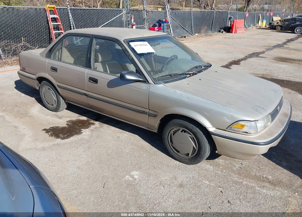 1991 TOYOTA COROLLA DLX VIN: 1NXAE94A6MZ263309