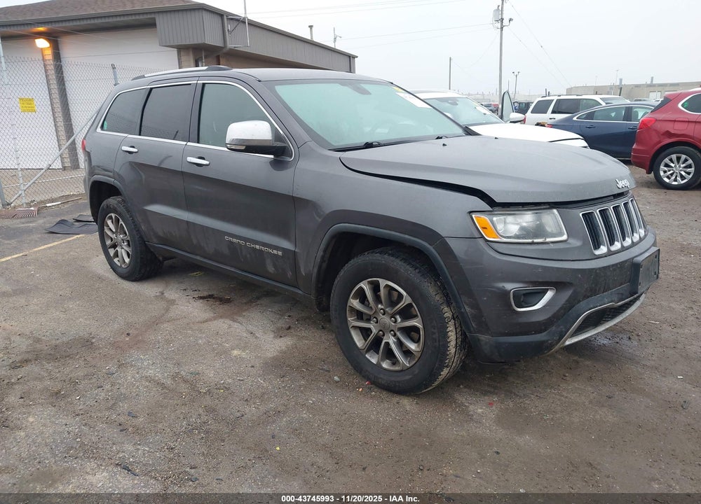 2016 JEEP GRAND CHEROKEE LIMITED VIN: 1C4RJFBG2GC391839