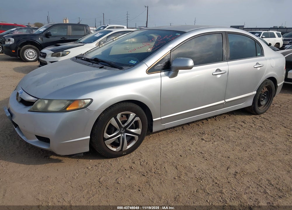 2009 HONDA CIVIC LX VIN: 2HGFA16589H348865