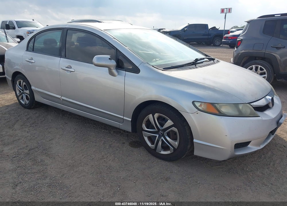 2009 HONDA CIVIC LX VIN: 2HGFA16589H348865