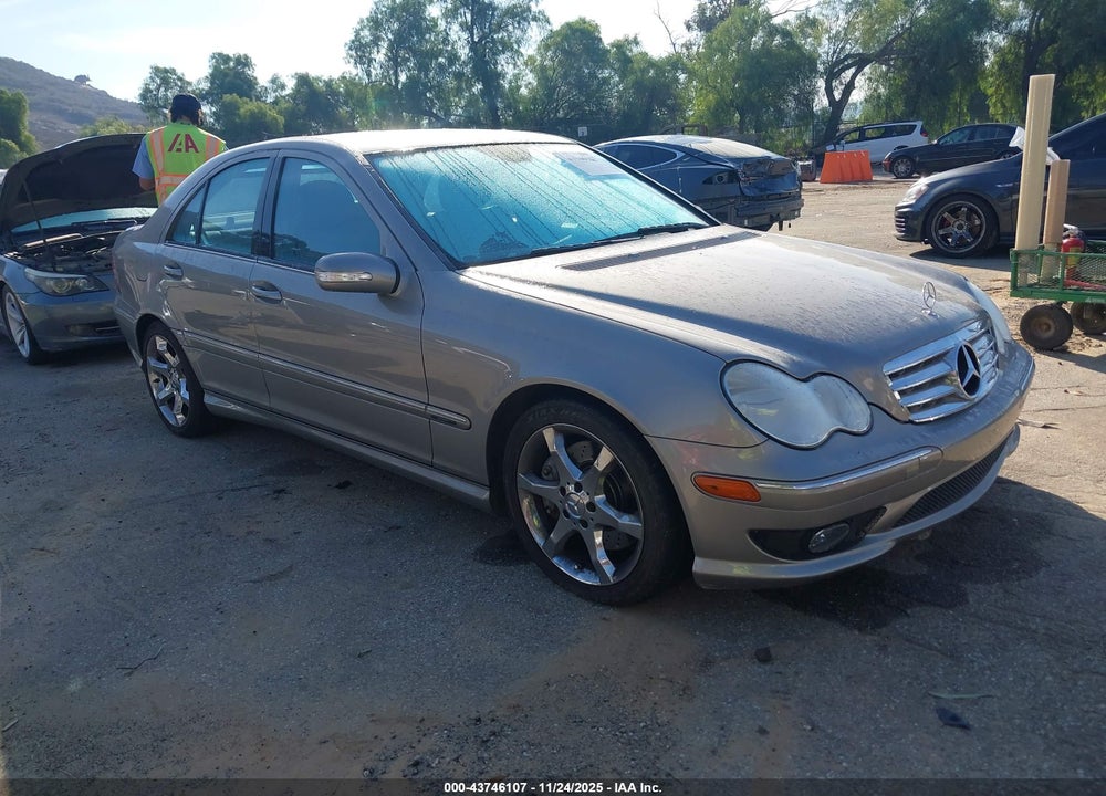 2007 MERCEDES-BENZ C 230 SPORT VIN: WDBRF52H77F850512