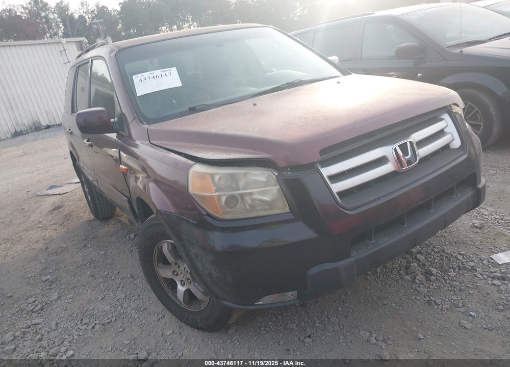 2007 HONDA PILOT EX-L VIN: 5FNYF28577B024613