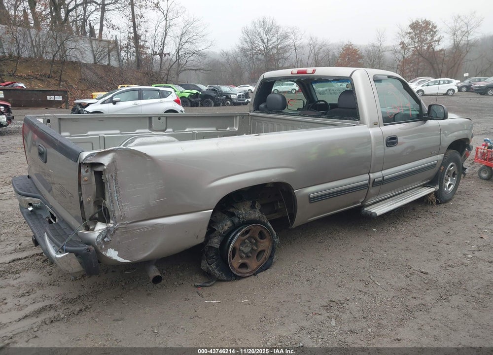 2000 CHEVROLET SILVERADO 1500 VIN: 1GCEK14V2YZ210148