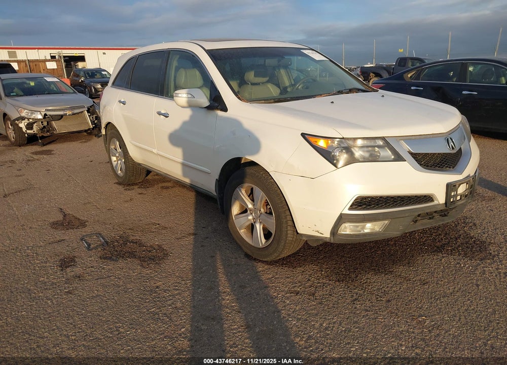 2011 ACURA MDX VIN: 2HNYD2H29BH505603