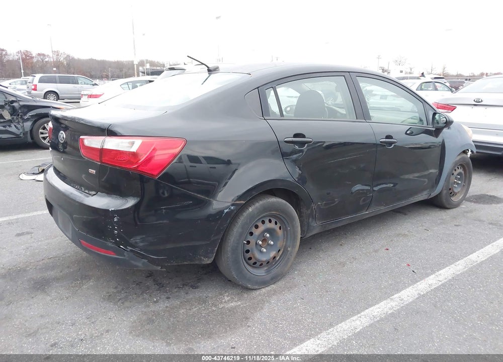 2013 KIA RIO LX VIN: KNADM4A33D6282463