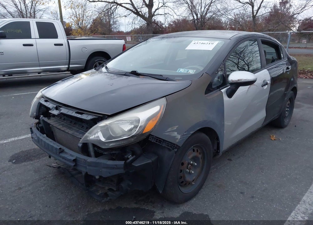2013 KIA RIO LX VIN: KNADM4A33D6282463