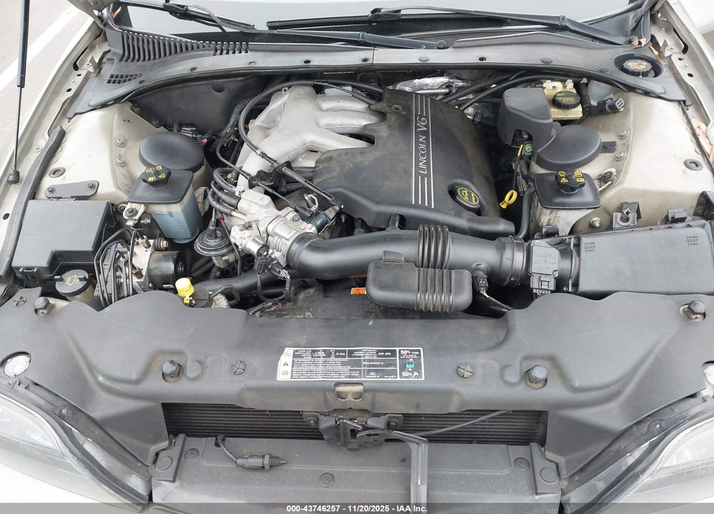 2001 LINCOLN LS V6 AUTO/V6 MANUAL VIN: 1LNHM86S21Y690413