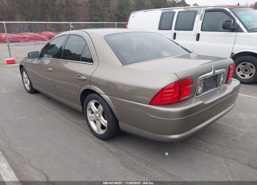 2001 LINCOLN LS V6 AUTO/V6 MANUAL VIN: 1LNHM86S21Y690413