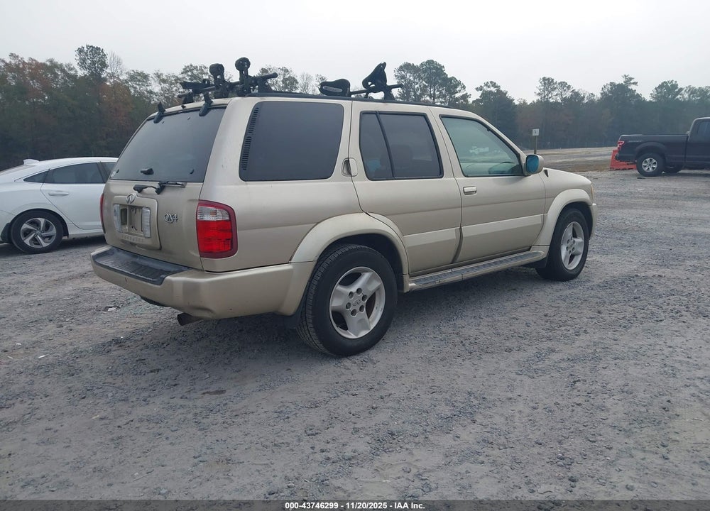 2001 INFINITI QX4 LUXURY VIN: JNRDR07Y81W111199