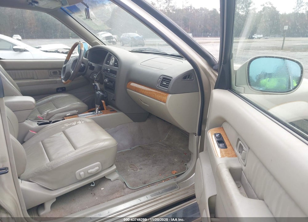 2001 INFINITI QX4 LUXURY VIN: JNRDR07Y81W111199