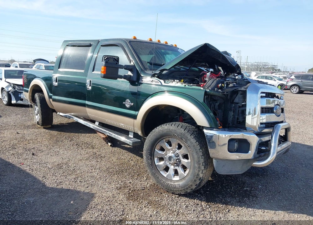 2012 FORD F-250 LARIAT VIN: 1FT7W2BT0CEB39486