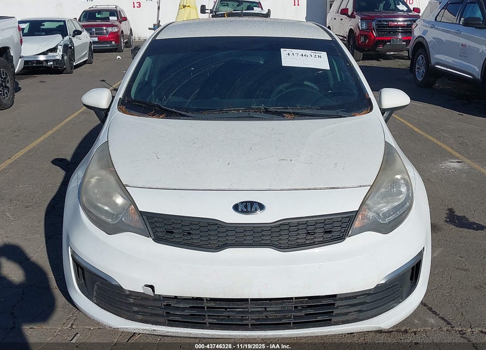 2016 KIA RIO LX VIN: KNADM4A34G6646748