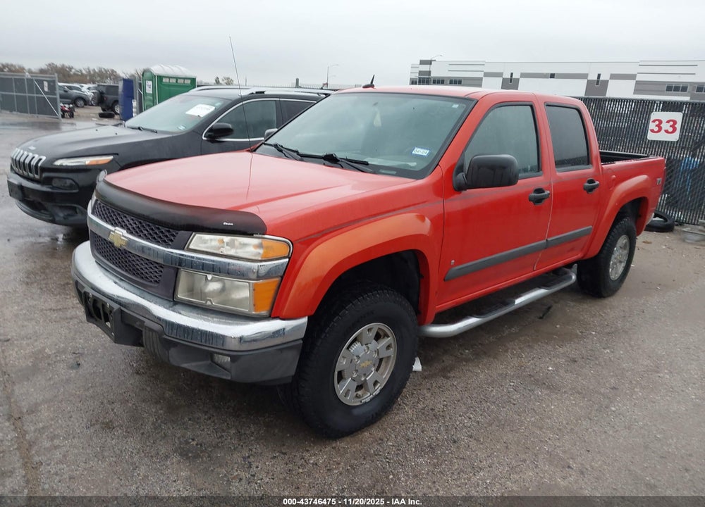 2008 CHEVROLET COLORADO LT VIN: 1GCDS43E988191537