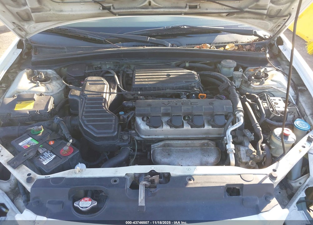 2001 HONDA CIVIC EX VIN: 2HGES25731H586368