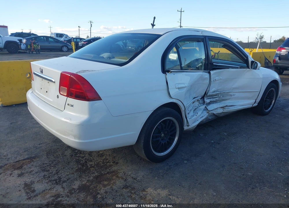 2001 HONDA CIVIC EX VIN: 2HGES25731H586368