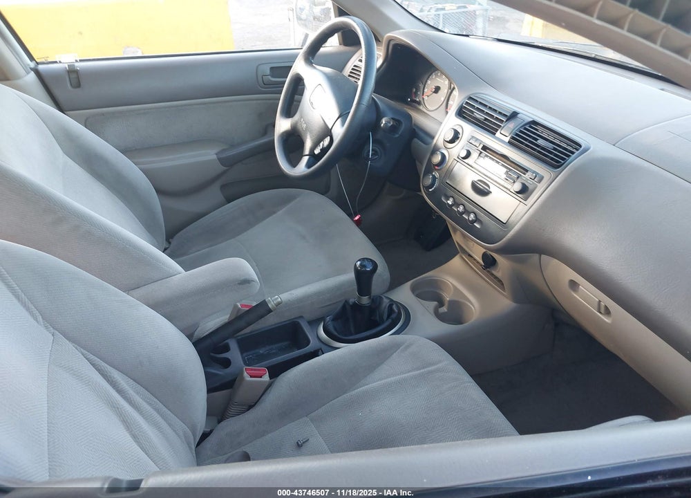 2001 HONDA CIVIC EX VIN: 2HGES25731H586368
