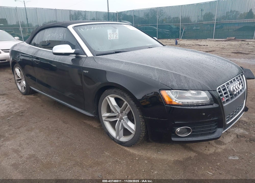 2011 AUDI S5 3.0 PREMIUM PLUS VIN: WAUCGAFH3BN019687
