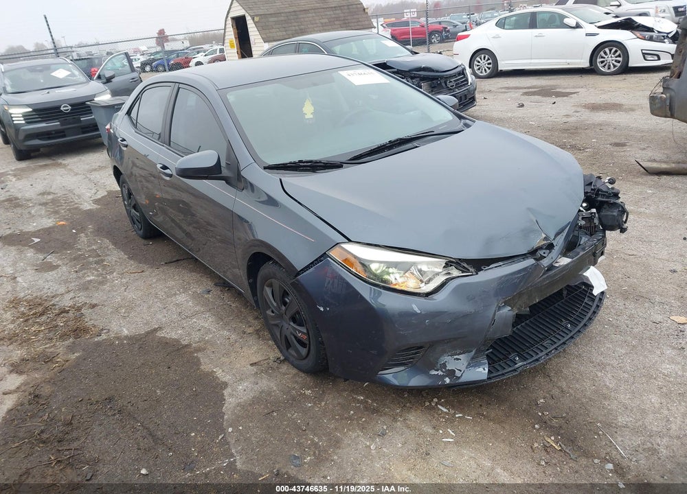 2016 TOYOTA COROLLA LE VIN: 2T1BURHE1GC663076