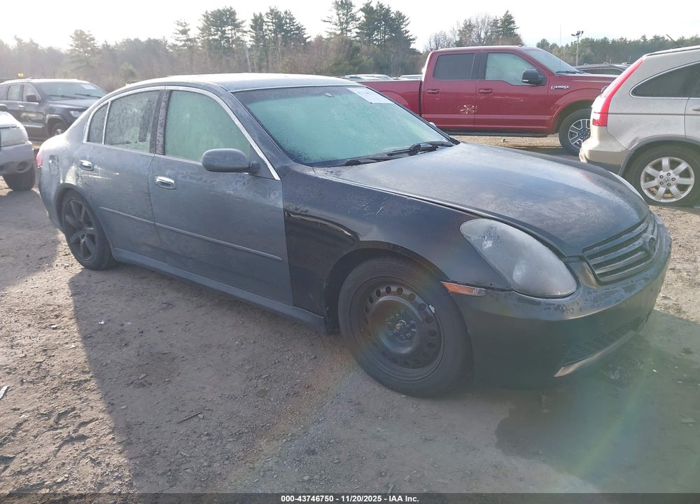 2005 INFINITI G35X VIN: JNKCV51F45M312366
