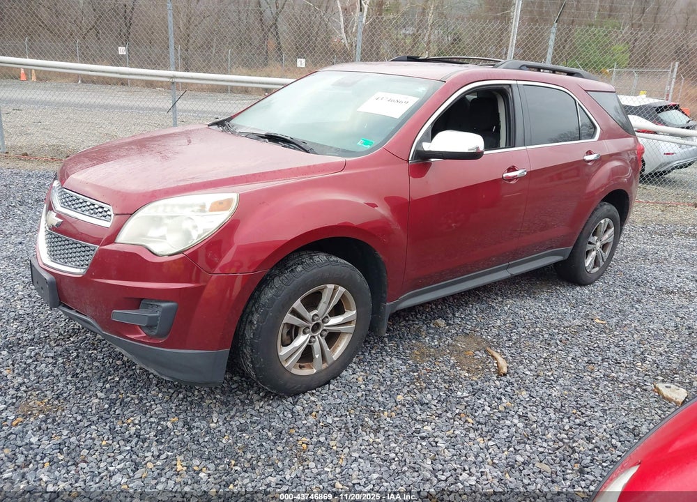 2012 CHEVROLET EQUINOX VIN: 2GNALDEK9C6375286