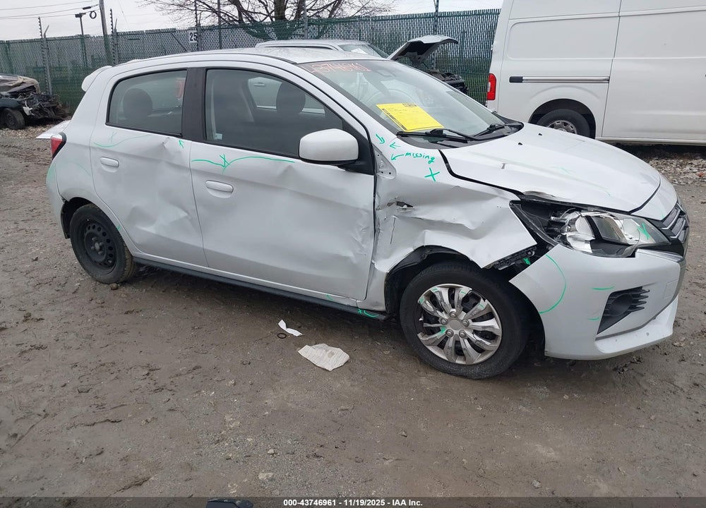 2021 MITSUBISHI MIRAGE CARBONITE EDITION/ES/LE VIN: ML32AUHJ8MH001109