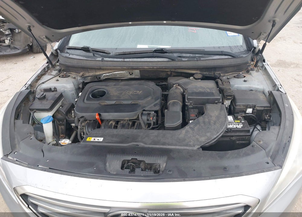 2015 HYUNDAI SONATA SE VIN: 5NPE24AF6FH008738