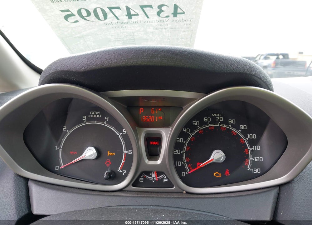 2011 FORD FIESTA SE VIN: 3FADP4BJ7BM198463