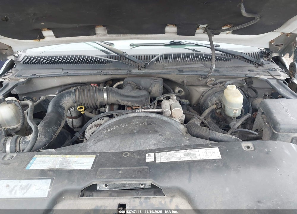 2000 CHEVROLET SILVERADO 1500 VIN: 1GCEK14W5YZ310043