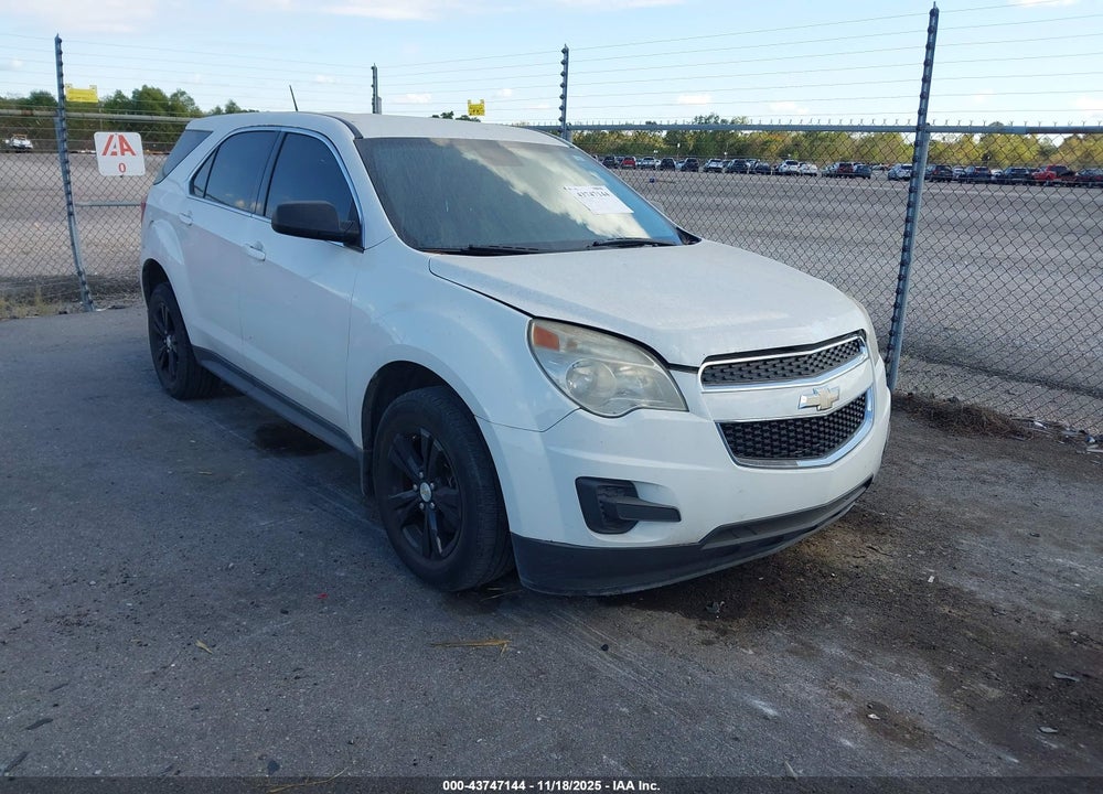 2013 CHEVROLET EQUINOX LS VIN: 2GNALBEK6D6323572