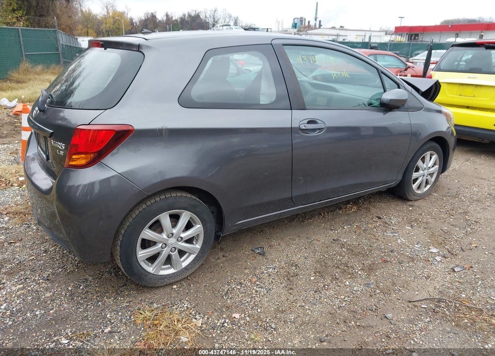 2016 TOYOTA YARIS LE VIN: VNKJTUD33GA057716