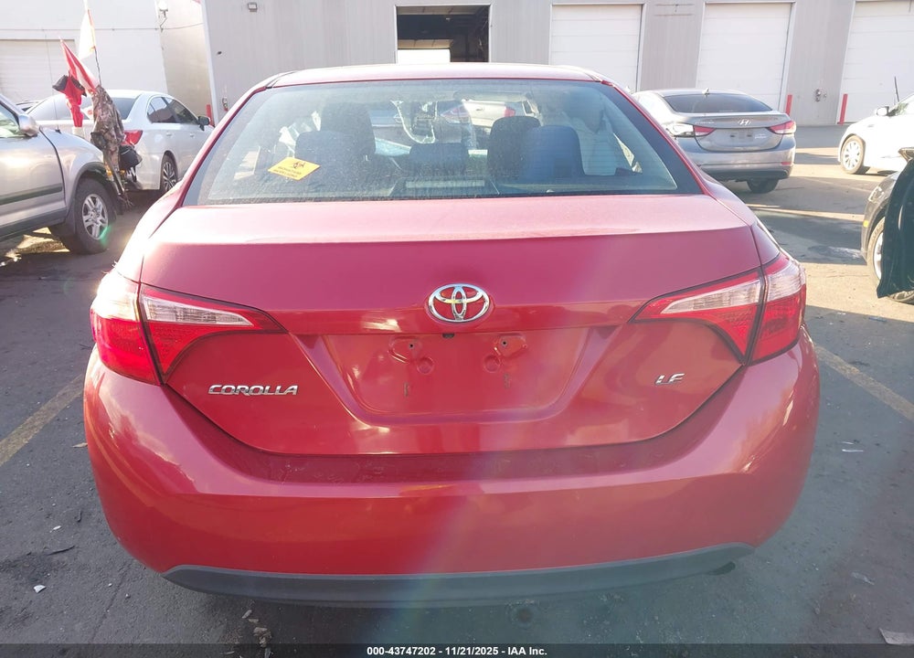 2017 TOYOTA COROLLA LE VIN: 5YFBURHE9HP670181