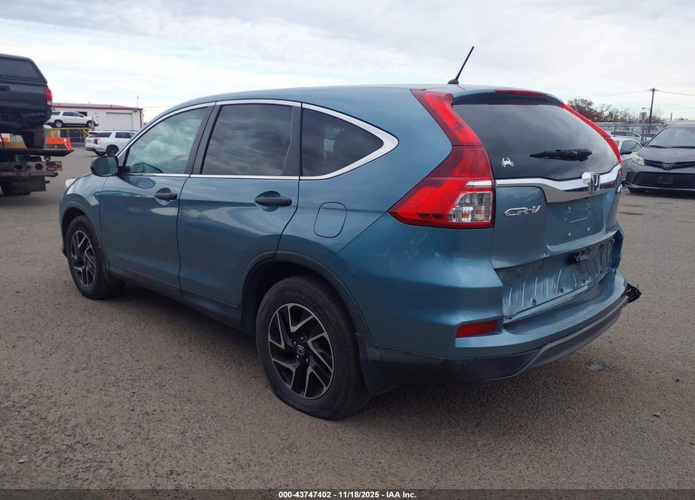 2016 HONDA CR-V SE VIN: 2HKRM4H40GH640815