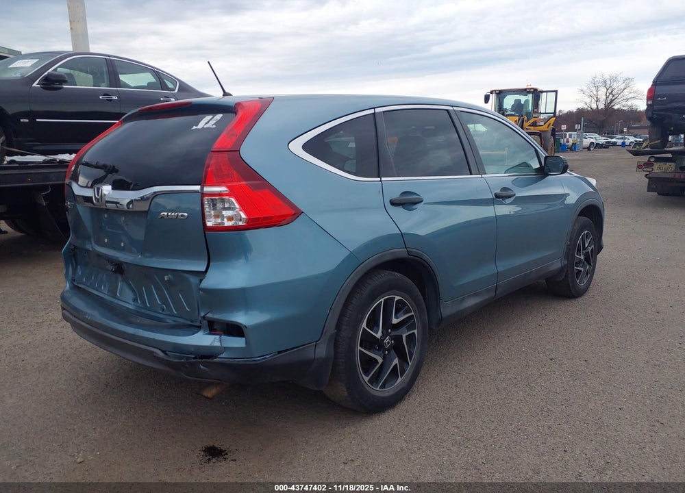 2016 HONDA CR-V SE VIN: 2HKRM4H40GH640815