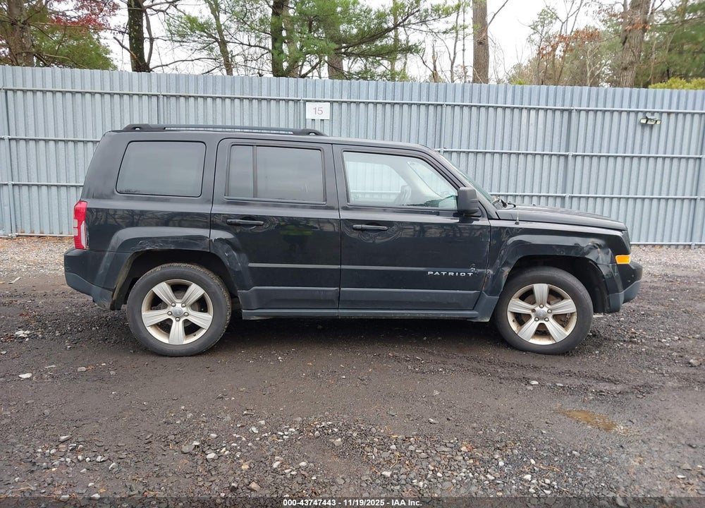 2017 JEEP PATRIOT LATITUDE FWD VIN: 1C4NJPFA7HD161557