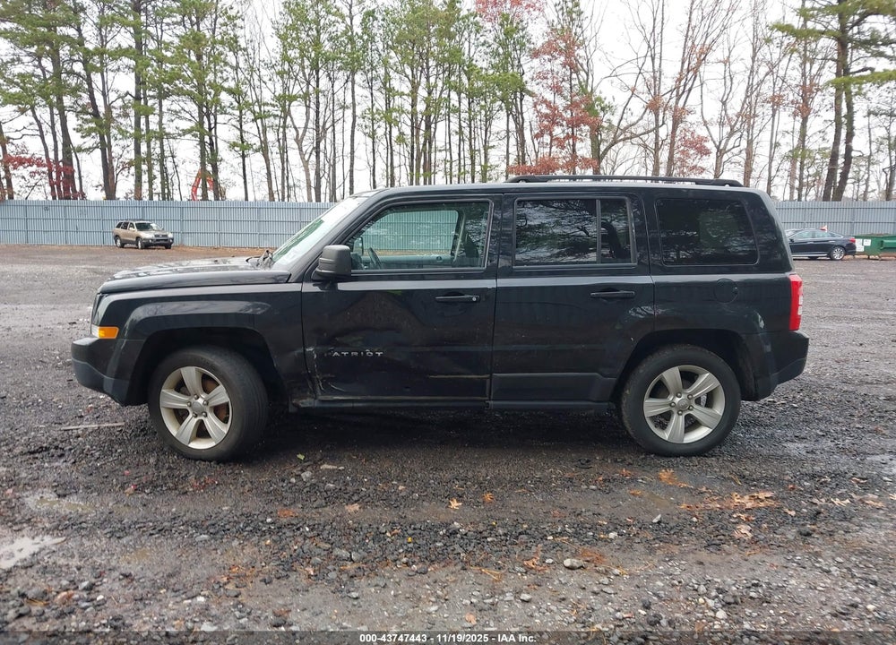 2017 JEEP PATRIOT LATITUDE FWD VIN: 1C4NJPFA7HD161557